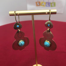 Load image into Gallery viewer, Turkman Style Tribal Dangling Earring