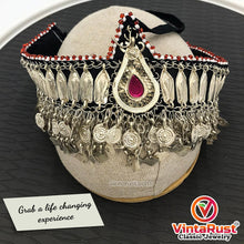 Load image into Gallery viewer, Turkmen Teardrop Matha Patti Headpiece