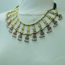 Load image into Gallery viewer, Unique Stylish Golden Tone Tribal Choker Necklace
