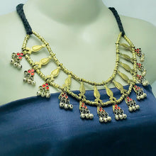 Load image into Gallery viewer, Unique Stylish Golden Tone Tribal Choker Necklace