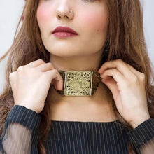 Load image into Gallery viewer, Vintage Amulet Cum Choker, Handmade Necklace