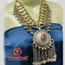 Load image into Gallery viewer, Vintage Afghan Bells and Tassels Pendant Necklace
