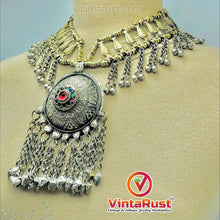Load image into Gallery viewer, Vintage Afghan Bells and Tassels Pendant Necklace