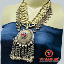 Load image into Gallery viewer, Vintage Afghan Bells and Tassels Pendant Necklace
