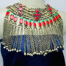 Load image into Gallery viewer, Vintage Rustic Bohemian Kuchi Choker Necklace With Bells