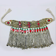 Load image into Gallery viewer, Vintage Rustic Bohemian Kuchi Choker Necklace With Bells