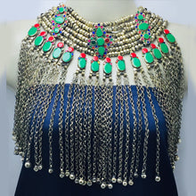 Load image into Gallery viewer, Vintage Rustic Bohemian Kuchi Choker Necklace With Bells