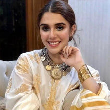 Load image into Gallery viewer, Vintage Coins and Silver Bells Choker Necklace