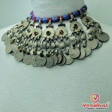 Load image into Gallery viewer, Vintage Massive Coins Choker Necklace