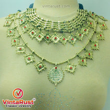 Load image into Gallery viewer, Vintage Golden Two Coins Necklaces Jewelry Set