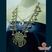 Load image into Gallery viewer, Vintage Kuchi Boho Bib Necklace
