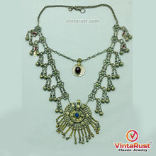 Load image into Gallery viewer, Vintage Kuchi Boho Bib Necklace