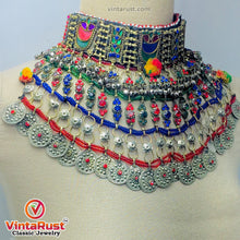Load image into Gallery viewer, Vintage Massive Kuchi Choker Necklace