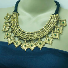 Load image into Gallery viewer, Tribal Vintage Multilayers Choker Necklace With Glass Stones