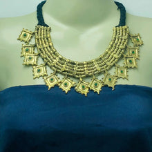 Load image into Gallery viewer, Tribal Vintage Multilayers Choker Necklace With Glass Stones