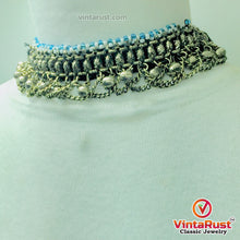 Load image into Gallery viewer, Vintage Silver Bells Choker Necklace