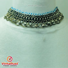 Load image into Gallery viewer, Vintage Silver Bells Choker Necklace