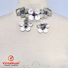 Load image into Gallery viewer, Vintage Silver Kuchi Coins Choker Necklace