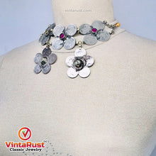 Load image into Gallery viewer, Vintage Silver Kuchi Coins Choker Necklace