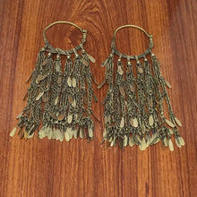 Load image into Gallery viewer, Vintage Silver Kuchi Earrings