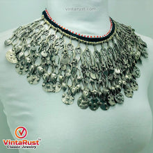 Load image into Gallery viewer, Vintage Silver Long Charm Dangling Tassels Necklace