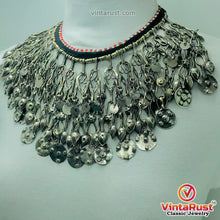 Load image into Gallery viewer, Vintage Silver Long Charm Dangling Tassels Necklace