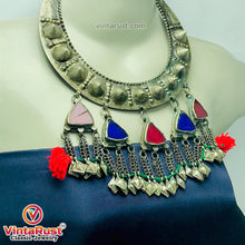 Load image into Gallery viewer, Handmade Vintage Torque Choker With Dangling Pendants