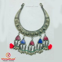 Load image into Gallery viewer, Handmade Vintage Torque Choker With Dangling Pendants