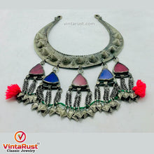 Load image into Gallery viewer, Handmade Vintage Torque Choker With Dangling Pendants