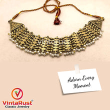 Load image into Gallery viewer, Vintage Tribal Choker and Necklace Jewelry Set