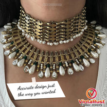 Load image into Gallery viewer, Vintage Tribal Choker and Necklace Jewelry Set