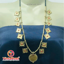 Load image into Gallery viewer, Vintage Tribal Coin Pendant Necklace