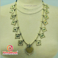 Load image into Gallery viewer, Vintage Tribal Coin Pendant Necklace