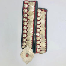 Load image into Gallery viewer, Vintage Turkman Belly Belt With Motif and Glass Stone