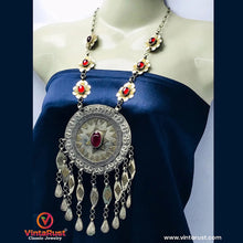 Load image into Gallery viewer, Vintage Turkmen Round Massive Pendant Necklace
