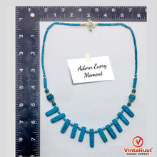 Load image into Gallery viewer, Vintage Turquoise Stone Beaded Choker Necklace