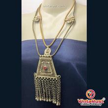 Load image into Gallery viewer, Vintage Two Layers Afghan Pendant Necklace