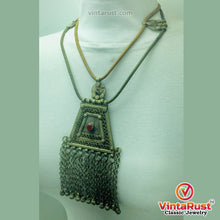 Load image into Gallery viewer, Vintage Two Layers Afghan Pendant Necklace