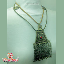 Load image into Gallery viewer, Vintage Two Layers Afghan Pendant Necklace