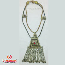 Load image into Gallery viewer, Vintage Two Layers Afghan Pendant Necklace