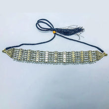 Load image into Gallery viewer, Woven Pearl Handmade Afghan Choker Necklace