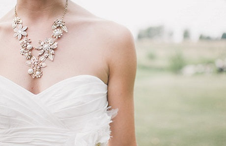 Best Bridal Jewelry for White Wedding Gown