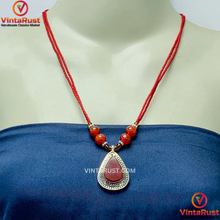 Load image into Gallery viewer, Beaded Chain Handmade Pendant Necklace
