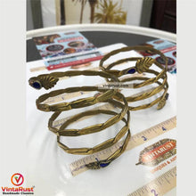 Load image into Gallery viewer, Gypsy Kuchi Hinged Vintage Cuff Bracelet
