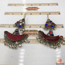 Load image into Gallery viewer, Tribal Antique Dangle Multicolor Earrings
