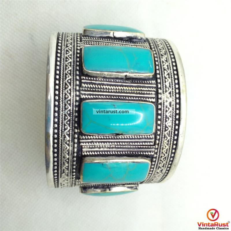 Handmade Tribal Ethnic Bracelet With Stones