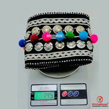 Load image into Gallery viewer, Handmade Belt With Buttons and Laces
