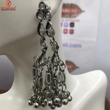 Load image into Gallery viewer, Antique Dangle Mirror Earrings
