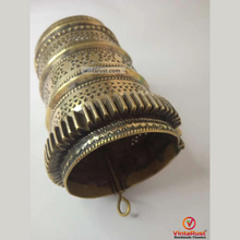 Load image into Gallery viewer, Handmade Golden Vintage Boho Handcuff Bracelet

