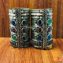Load image into Gallery viewer, Big Massive Gypsy Vintage Cuff Bracelet
